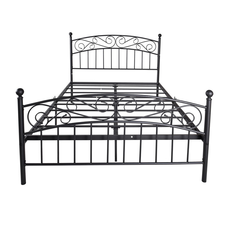 Canora Grey Metal Open-Frame Bed & Reviews | Wayfair